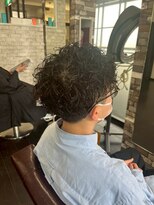 ヘアーメイク ロージー 北18条店(HAIR MAKE ROSY) 波巻きツイストスパイラルパーマツーブロック刈り上げ