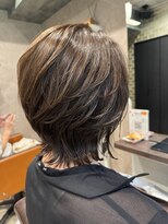 マルカ 千歳烏山(marca)&nbsp;ウルフ/ショート/白髪ぼかし/イルミナカラー