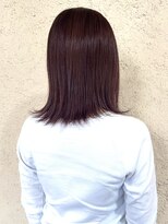 プリモ ココ 鍋島店(Primo coco.)&nbsp;ミディアムレイヤー ストレート 髪質改善 透明感カラー 美髪