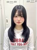 黒髪レイヤーカット