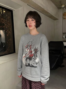 フィルムス 表参道(FILMS) ココアベージュ/黒髪/クラゲヘアー/オリーブグレー/ボブ/表参道