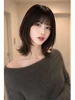 サンド 池袋 2nd(sand)&nbsp;『小顔効果UP』ミディアムレイヤー/縮毛矯正/髪質改善