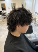 MEN’S HAIR/サーフカール/波巻きスパイラルパーマ/伊勢崎市