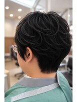 カットハウス はさみの部屋&nbsp;大人女性/ふんわりショート/くせ毛活かし/分け目なし前髪