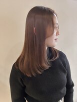 トッカ ヘアアンドトリートメント 大宮店(tocca)&nbsp;まとまる美髪ストレート× ベージュブラウン