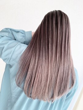 ラグーン(LAGOON) 鈴木大輔バレイヤージュ アッシュグレージュ