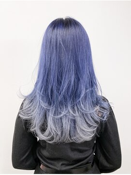 エイト 池袋店(EIGHT ikebukuro) 【EIGHT 池袋】ネイビーブルー×シルバーアッシュ