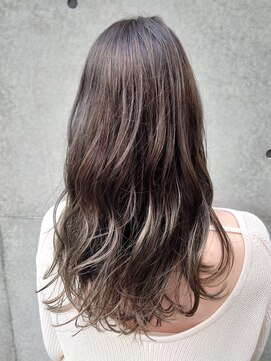 デザート(Des.Art) 【Des.Art 赤坂】ロング×3Dハイライト×白髪ぼかし