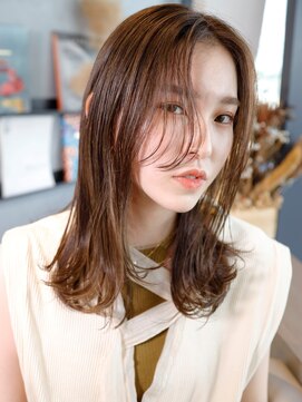 エムスラッシュ 横浜元町店(M.SLASH) M.SLASH元町ヌーディーカラー/アシンメトリー/シルキーベージュ!