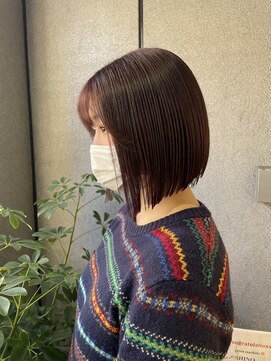 グリーン 町田(green) ぷつっとボブ×ピンク