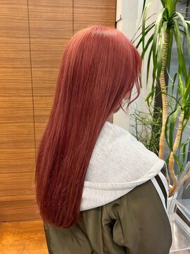 クリアーオブヘアー 一社店(clear OF HAIR) チェリーレッドカラー