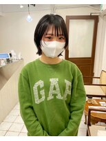 キジ(kiji) 【kiji】ミニボブウルフ　＃久屋美容院＃丸の内美容院＃髪質改善