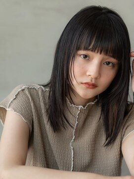ドットハリス(.Hallis) 大人可愛い前髪/ミディアム/ボブ/20代30代/原宿/表参道