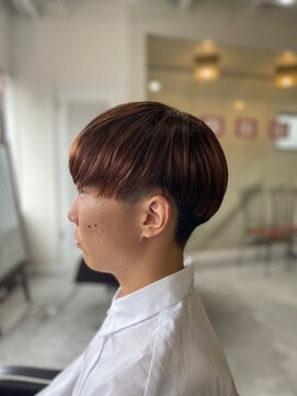 ソイクフ 四条大宮店(SOY-KUFU) 【soy-kufu】MEN'S HAIRブラウンマッシュショート