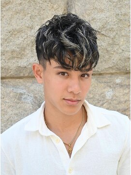 ラ ルーナ アレックス 阪急六甲店(la luna alex) ニュアンスカラー/アッシュブラック/前髪パーマ/30代/40代/50代