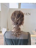 ＊LOREN＊ローポニーヘアアレンジ