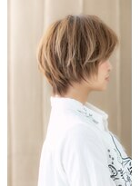 カバーヘア ブリス 上尾西口店(COVER HAIR bliss) カーキベージュハイライトマッシュショート308X上尾20代30代40代