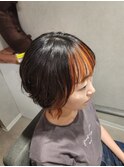 ショートボブ×フェイスフレーミング