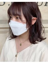 ヘアーエスクールフェイス(hair S. COEUR face) 暖色系カラー/ベビーピンク/20代