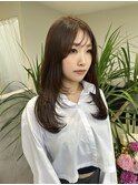 レイヤーカットハイライトショートヘアイルミナカラーオージュア