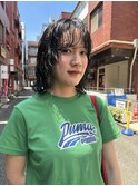 黒髪パーマで個性をon！！