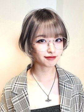 ミズチャーム(Ms.CHARM) ミニウルフ/ホワイトモカアブンレラカラー