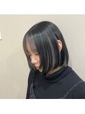レイヤーボブ/アンブレラ/デザインカラー/顔周りカット/ブリーチ