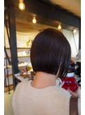 切りっぱなしボブ