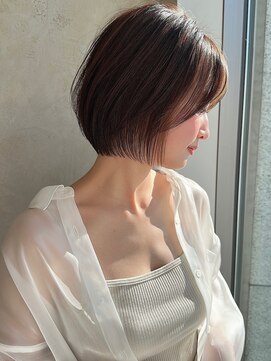 アフロート ルヴア(AFLOAT RUVUA) みねスタイル♪ 似合わせ ショート ボブ 30代 40代 小顔 新宿