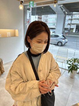 ウタリ(utari) 乾かすだけで楽ちんボブ【難波 桜川/髪質改善】