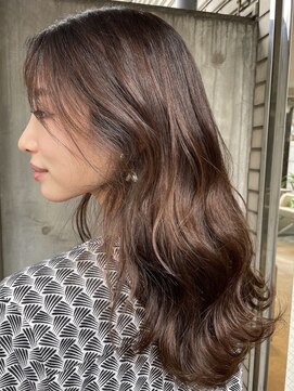 似合わせカット＋透明感カラー