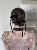 リボンヘアセット/ツインセット/ヘアセット/＊203