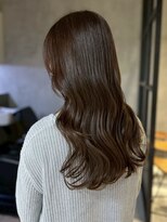 エリマ 横浜西口(elima)&nbsp;ブリーチなしダブルカラーピンクベージュミディアムボブ20代30代