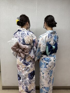 マーシュアトレ(marshu atre) ☆花火大会着付けスタイル☆