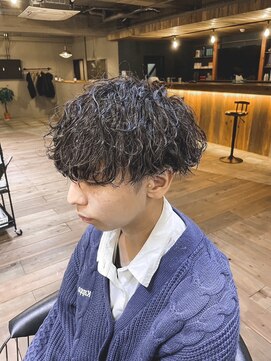 シリー 浦添店(SILLY) 沖縄メンズ波巻きパーマ