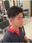 スパイキーショート/メンズ短髪/刈り上げ