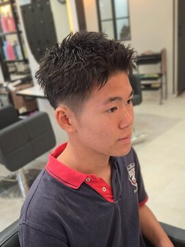 スパイキーショート/メンズ短髪/刈り上げ