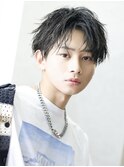 【シャープパーマ×コンマバング】刈り上げセンターパート