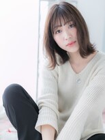 スペース 海浜幕張(spes)&nbsp;海浜幕張/髪質改善/ラウンドバング!ココアブラウン×くびれヘアh