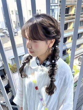 フェリーチェ(Felice) ツインヘア 編みおろし  参列ヘア イベントヘア ライブヘア