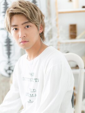 モッズヘア 越谷(mod's hair) ■外国人風ハイトーンカラー束感ショート105-2越谷10代20代30代