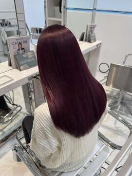 ヘアーアンドメイク ニューヨークニューヨーク 姫路店(Hair&Make NYNY) 艶感カシスピンク