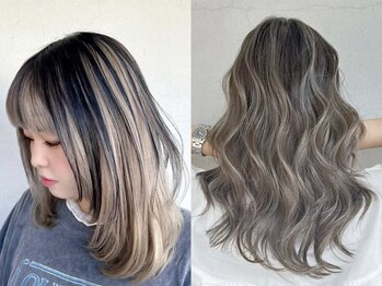 コラボエンリッチ(COLLABOENRICH)の写真/"ブリーチ"で作る圧倒的透明感！計算された"ハイライト"で、立体感あふれるワンランク上の垢抜けヘアへ◎