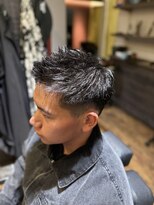 エクファフォーメン(EX-FA FOR MEN)&nbsp;サーフカール/スパイキーショート/ブルーブラック/瀬田