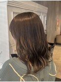 ブリーチなしで叶う！まろやかヘーゼルベージュ