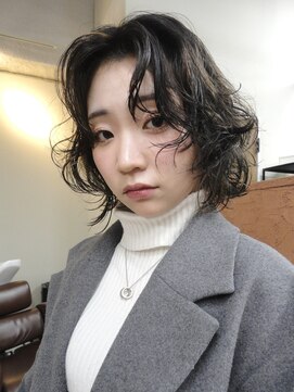 ラシック(LACQ) ボブパーマ/札幌ボブパーマ/札幌パーマ/札幌美容室/顔周りパーマ