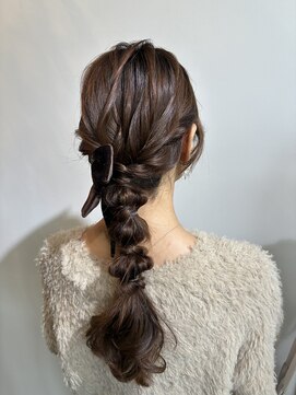 ヘアセット専門サロン by OKINAWA WATABE WEDDING 那覇店 編みおろし
