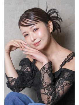 イリ 梅田(ili) レイヤーカット/ブリーチなし/ココアブラウン/髪質改善