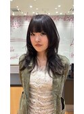 【松尾が作る】【福岡春日】【レイヤー】ハッシュカット