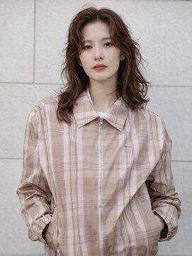 ノラ シブヤ(NORA) ウルフパーマパーマボブボブパーマミディアムパーマ前髪パーマ